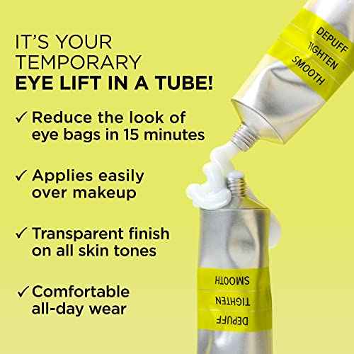 IT Cosmetics Bye Bye Under Eye Bags Treatment For Women & Men ? Temporary Eye Bag Reducer & Undereye Corrector Depuffs, Tightens, Smooths & Reduces Look of Wrinkles & Fine Lines - 0.5 Fl. Oz