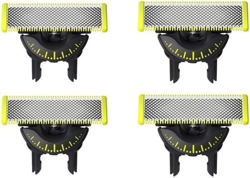 Philips OneBlade Replacement Blades - 4 Pack for OneBlade Electric Shaver & Trimmer | Model QP440/50