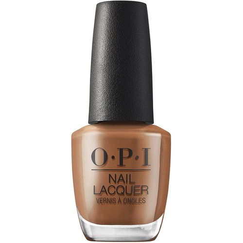 OPI Nail Lacquer Material Gowrl | Opaque Dark Brown Crème Chip Resistant Nail Polish Your Way Collection