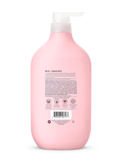 Method Body Wash - Pure Peace | Paraben & Phthalate Free, 28 Oz for Refreshing Cleanliness