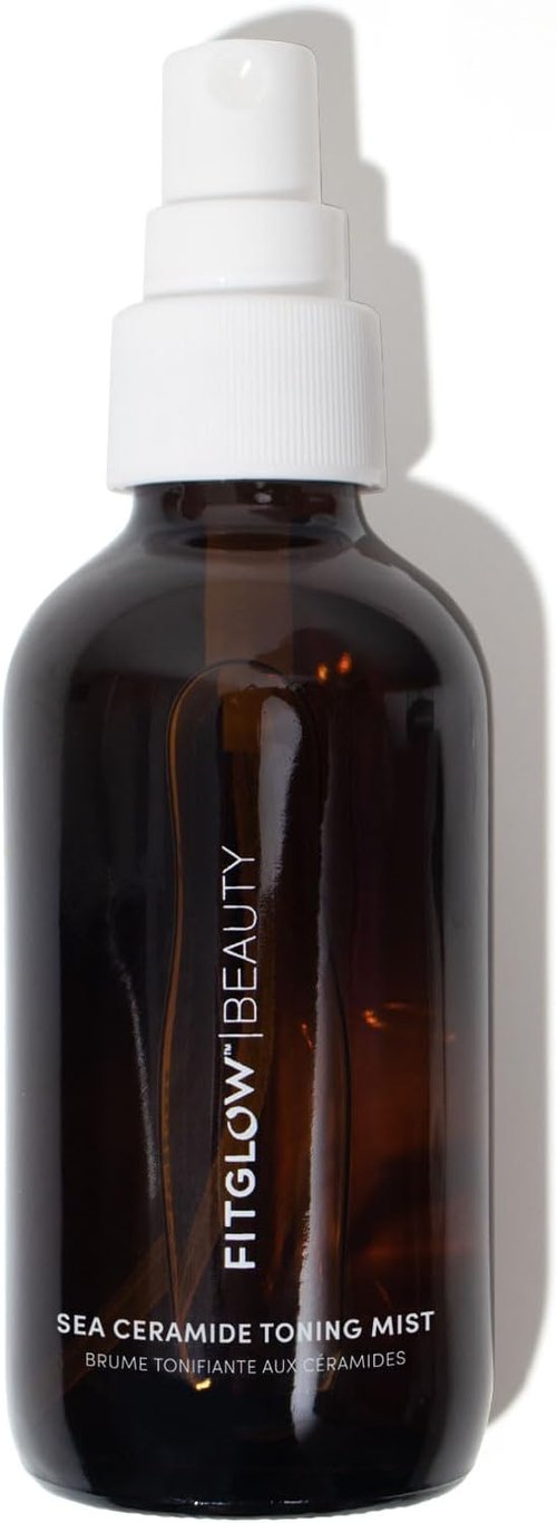 Fitglow Beauty Sea Ceramide Toning Mist - Hydrating Face Toner with Ceramides & Hyaluronic Acid | Calms & Restores Sensitive Skin | 120ml
