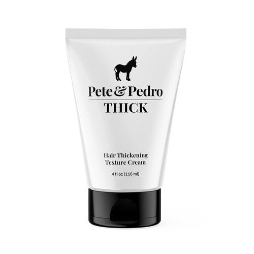 Pete & Pedro THICK Hair Cream - Light-Holding Thickening Styling Cream for Fine Hair | Adds Volume & Fullness | 4 oz.
