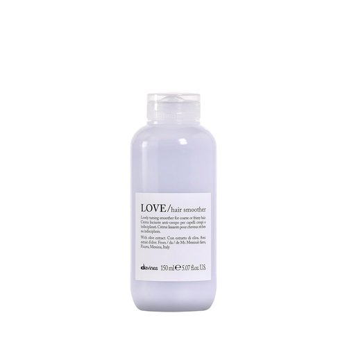 Davines LOVE Hair Smoother Cream - Anti-Frizz Leave-On Formula for Wavy & Coarse Hair | 5.07 Fl Oz
