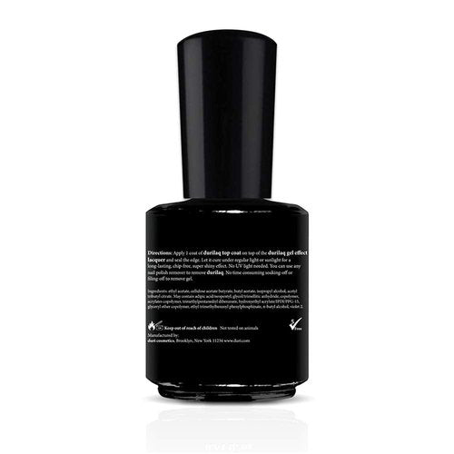 Duri Nail Polish - Durilaq Gel Effect Top Coat for Glossy, Fast-Drying, Long-Lasting Finish | 0.61 Fl Oz