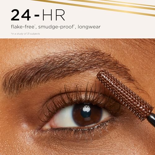 tarte tartelette XL tubing mascara – Lash Extensions in a Tube with Peptide, Extra-Bold Buildable Length & Volume, Smudge-Proof Longwear, Easy-to-Remove, Vegan & Cruelty-Free, full size, brown