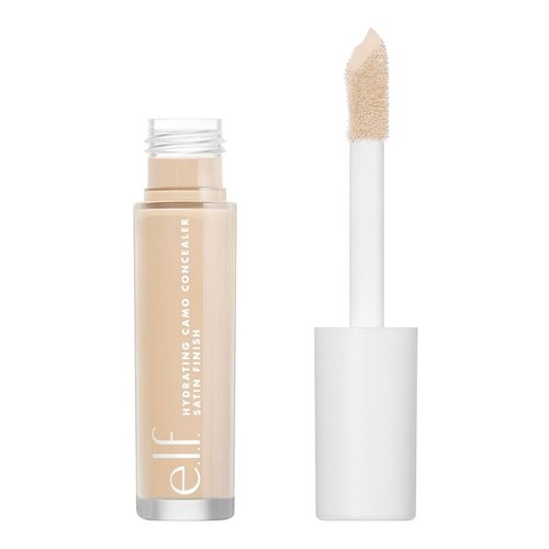 e.l.f. Hydrating Camo Concealer - Full-Coverage Blemish & Under-Eye Coverage | Vegan, Light Ivory