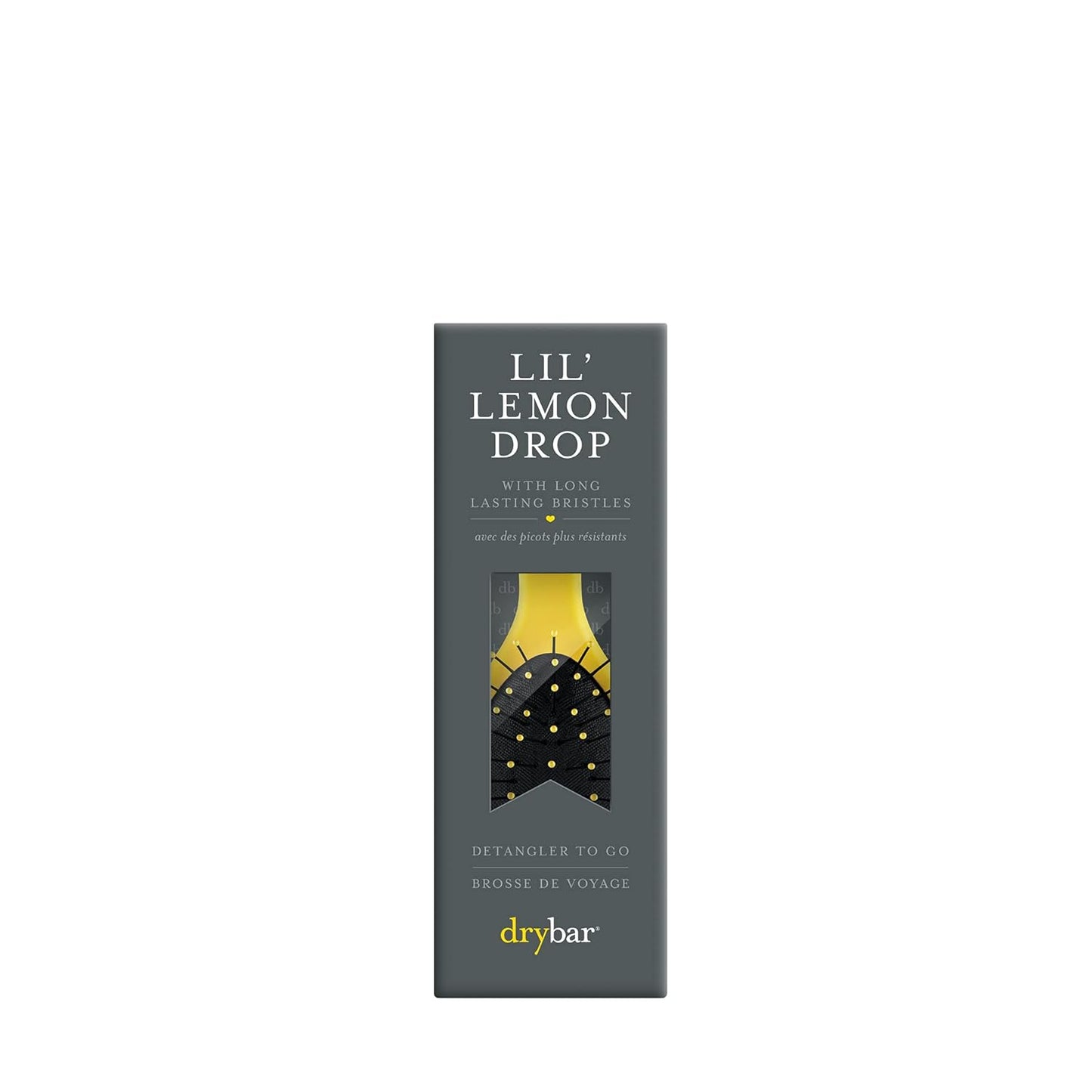 Drybar Lil' Lemon Drop Mini Detangling Brush - Effortless Tangle Removal | Compact Design