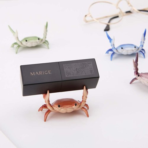 MosBug Cute Crab Pen Holder - Creative Weightlifting Design for Stylish Desk Organization | Unique Gift Idea