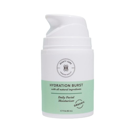 Measurable Difference Hydration Burst Facial Moisturizer - All-Natural Daily Cream for All Skin Types, 1oz