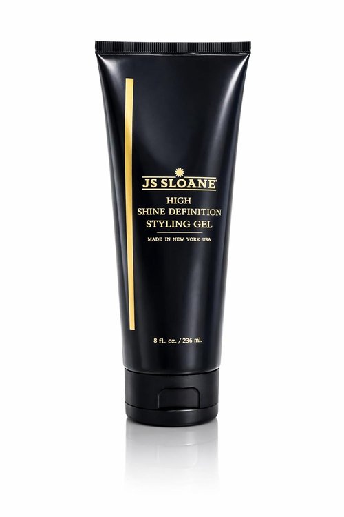 JS Sloane High Definition Styling Gel - Professional Strong Hold & High Shine Hair Gel, 8 fl oz | Perfect for All Hair Types