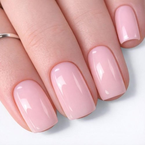 **IN.HYPE Semi-Sheer Gel Polish - Milky Pink French Base, Natural Transparent Nude, Soak Off UV/LED**