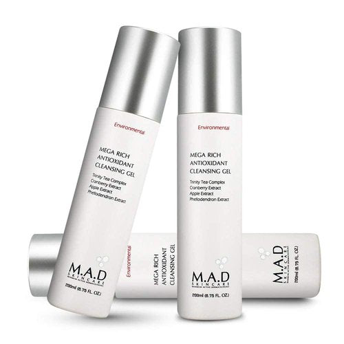 M.A.D Skincare Antioxidant Facial Cleansing Gel - Mega Rich Formula | 6.75 oz