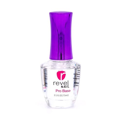 Revel Nail Dip Powder Liquid Set - Base Coat, Activator, Finish Gel & Thinner | 0.5oz Made in USA