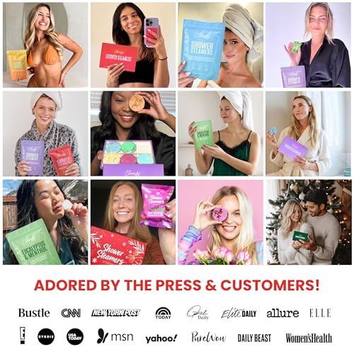 Cleverfy Shower Steamers Aromatherapy - Mothers Day Gifts for Mom, Wife from Husband, Grandma, Daughter and Sister - Birthday Gifts for Women, Mom, Teens, Girlfriend and Her - 6 Tablets