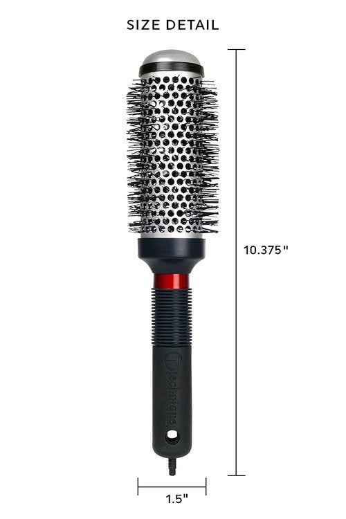 Cricket Technique Thermal Hair Brush - 1.5” Curling & Styling Tool with Heat-Retaining Barrel