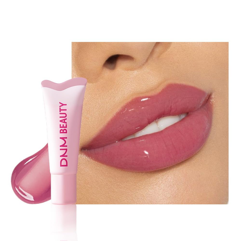 Skiennix Tinted Lip Serum - Hydrating Melting Lip Balm for Glossy, Nourished Lips | Vegan & Cruelty-Free (Strawberry Milk)