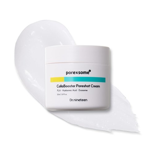 Dr.nineteen PoreXsome CollaBooster Poreshot CreamㅣPoly Lactic Acid(PLA) + 12 Hyaluronic Acid(HA) + CeramidesㅣFace Moisturizer for Pore Tightening & FirmingㅣKorean Skin Care (1.69 fl.oz.)