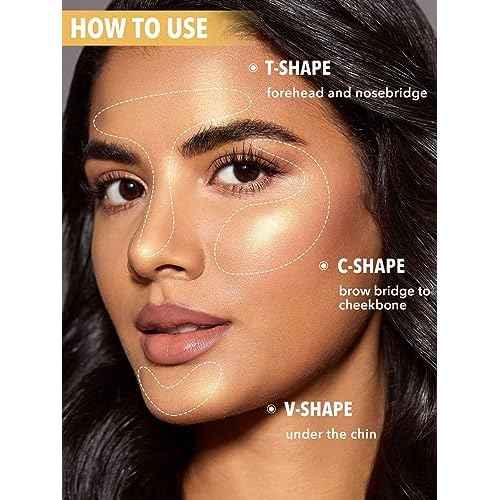 SHEGLAM Cream Highlighter Stick Long Lasting Brightening Non-Caking Highlighter Makeup - Vanilla Frost