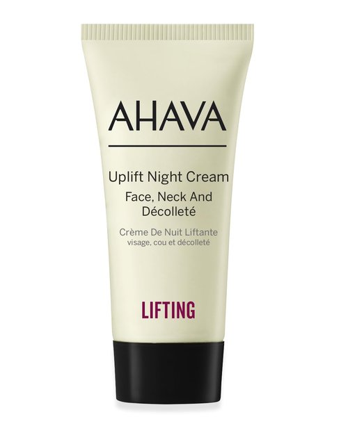 AHAVA Uplift Night Cream - Anti-Aging Formula to Lift & Firm Skin, Enriched with Osmoter & Shea Butter, 0.50 fl. oz.