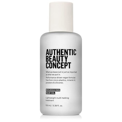 Authentic Beauty Concept Nourishing Hair Oil - Smooth Frizz & Seal Split Ends | Vegan & Cruelty-Free | 3.38 fl. oz.