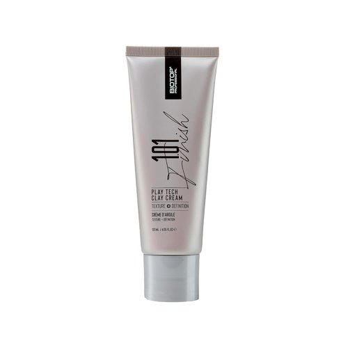 Biotop Professional 101 Play Tech Hair Clay Cream - Medium-Firm Hold Styling Cream for Moldable Texture - 4.05 oz