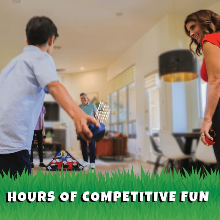 TOSS & ROLL Portable Cornhole Game - Versatile for Water or Land | Fun for All Ages