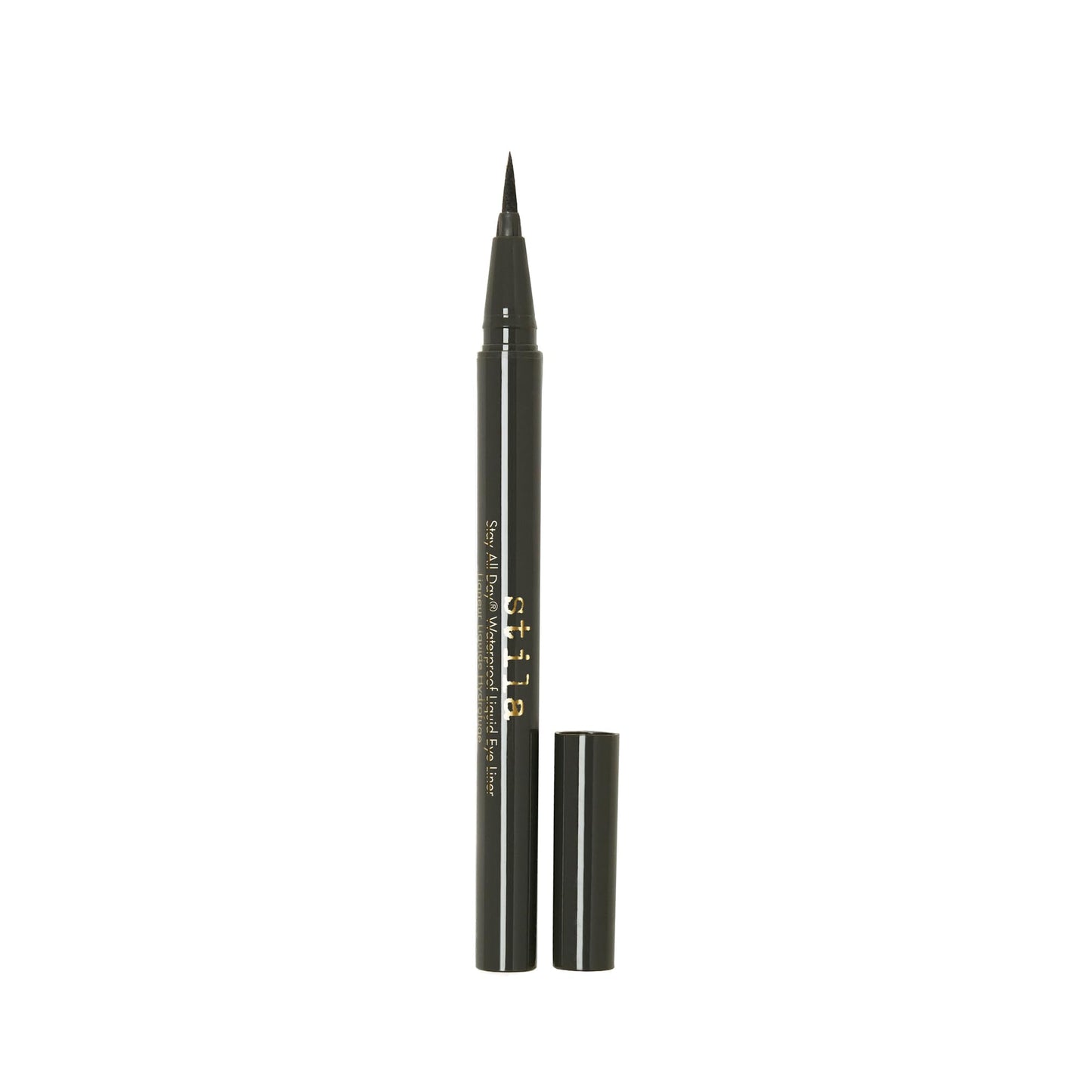 stila Waterproof Liquid Eye Liner, Stay All Day Makeup with Fine Brush Tip | Lasting Satin Finish, Smudge-Proof & Transfer-Resistant