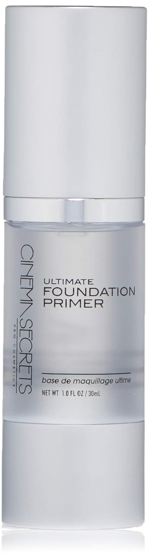Cinema Secrets Ultimate Foundation Primer - Lightweight Silicone Primer with Vitamins A & E for Hydrated, Flawless Skin