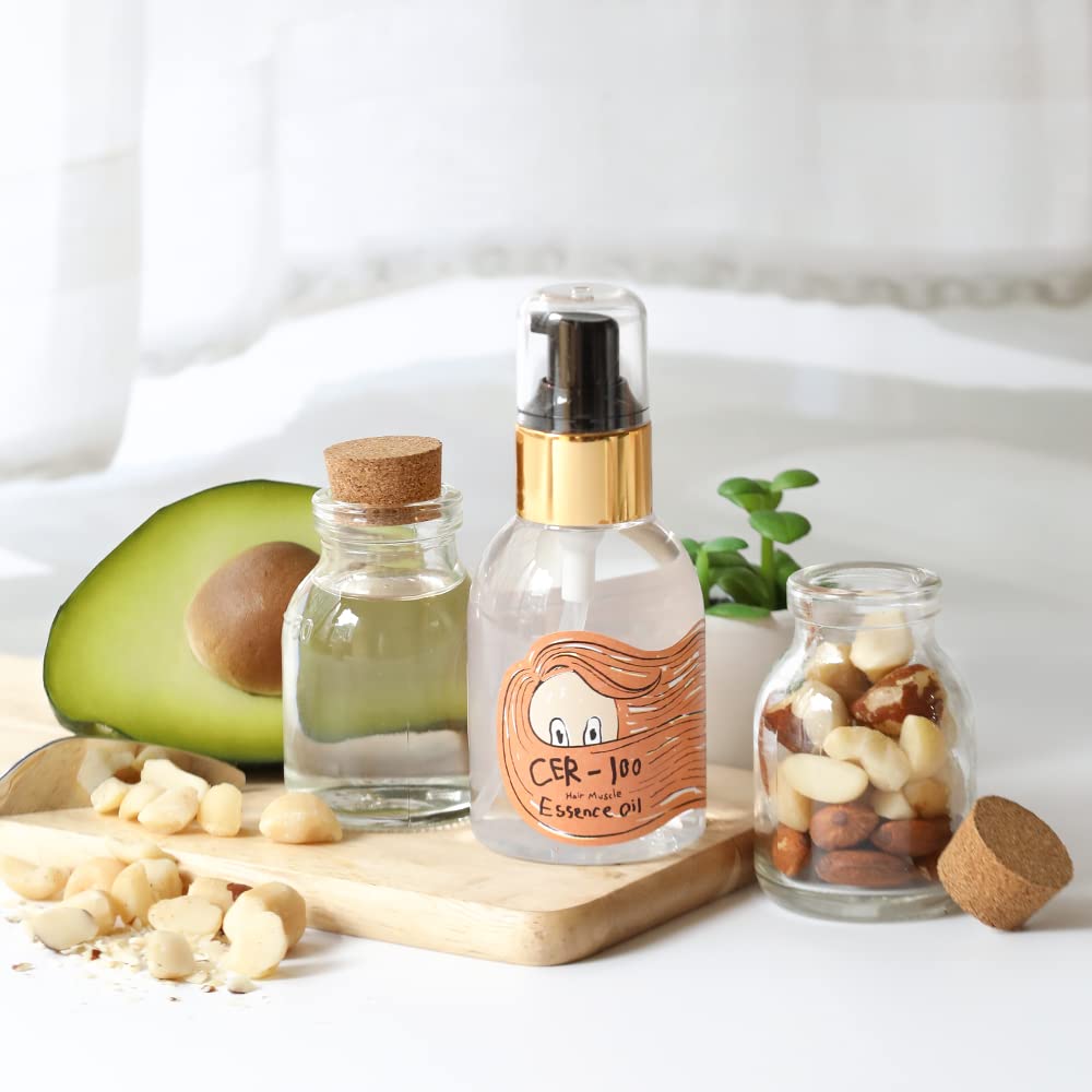 Elizavecca CER-100 Hair Essence Oil - Nourishing Leave-In Treatment for Dry Hair - 100ml K-Beauty
