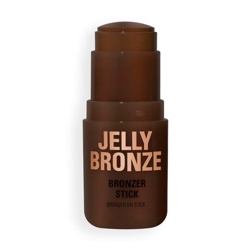 Revolution Beauty London Jelly Bronzer Tint - Vegan Bronzing Makeup for Sun-Kissed Glow | Dark Cocoa, 0.28 oz