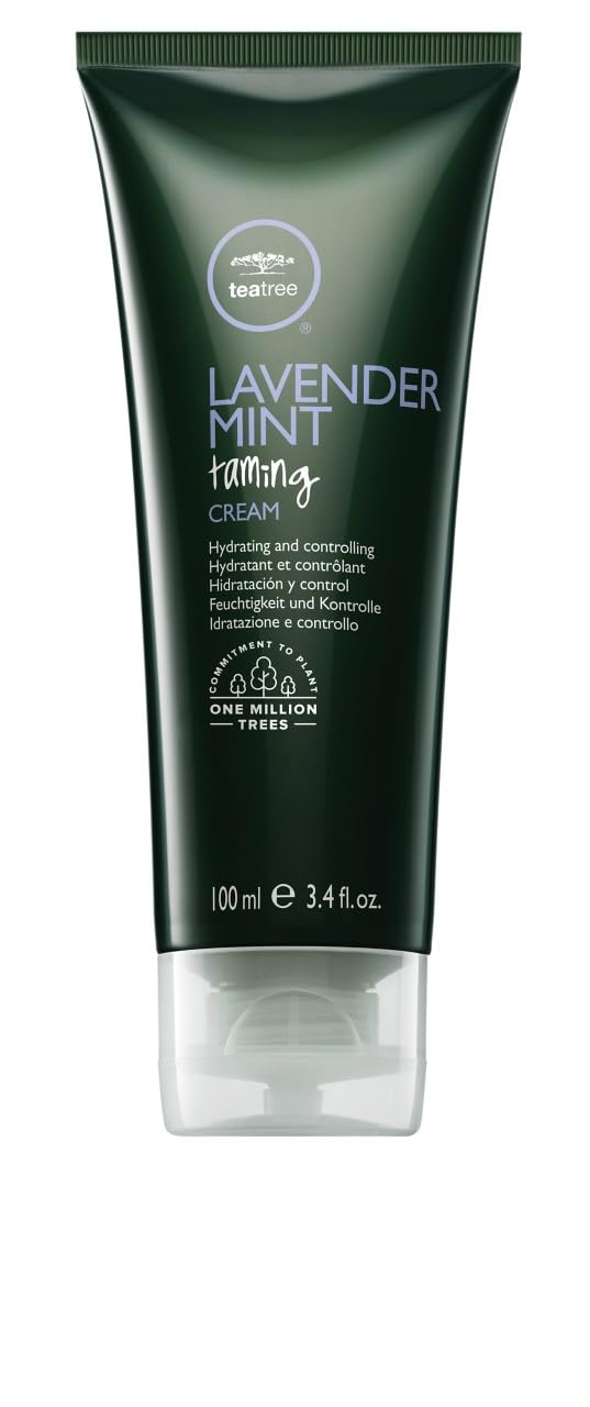 Tea Tree Lavender Mint Taming Cream - Rich Styling Cream for Coarse, Curly & Dry Hair | 3.4 fl. oz.