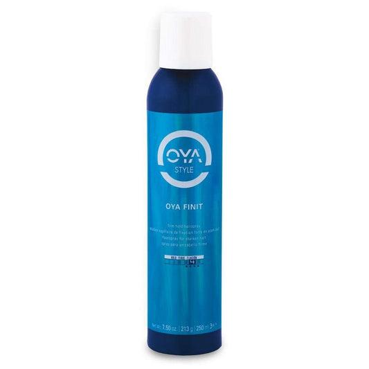 OYA FINIT Quick Drying Strong Hold Hairspray - 250ml Luminous Flexible Hold for Women and Men - Softening and Protective Spray for All Hair Types