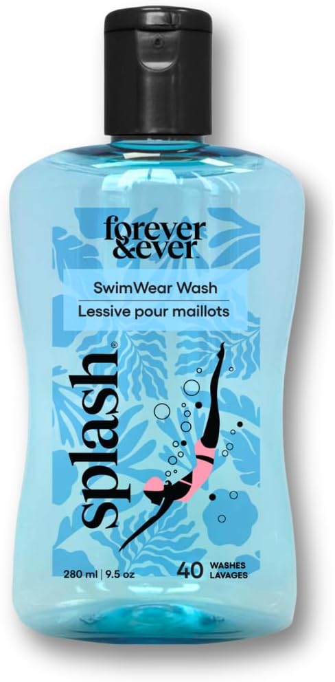 Splash All Natural Laundry Detergent - Hypoallergenic Swimsuit Wash | Gentle, Color Safe Formula, 9.5 fl oz