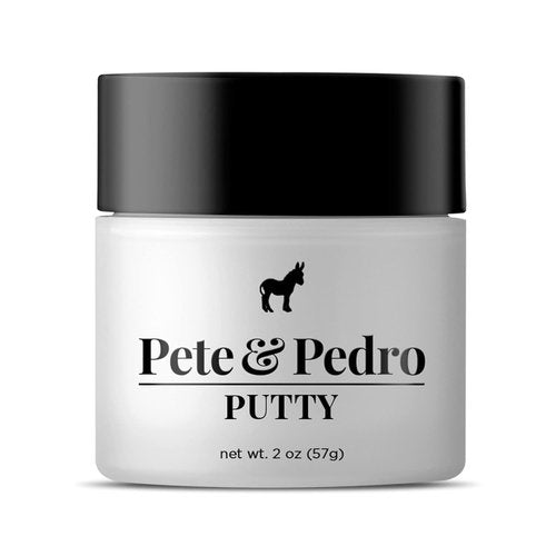 Pete & Pedro Hair Putty - Strong Hold Matte Finish Hair Clay for Men | Perfect for Medium & Short Hairstyles, 2 oz.