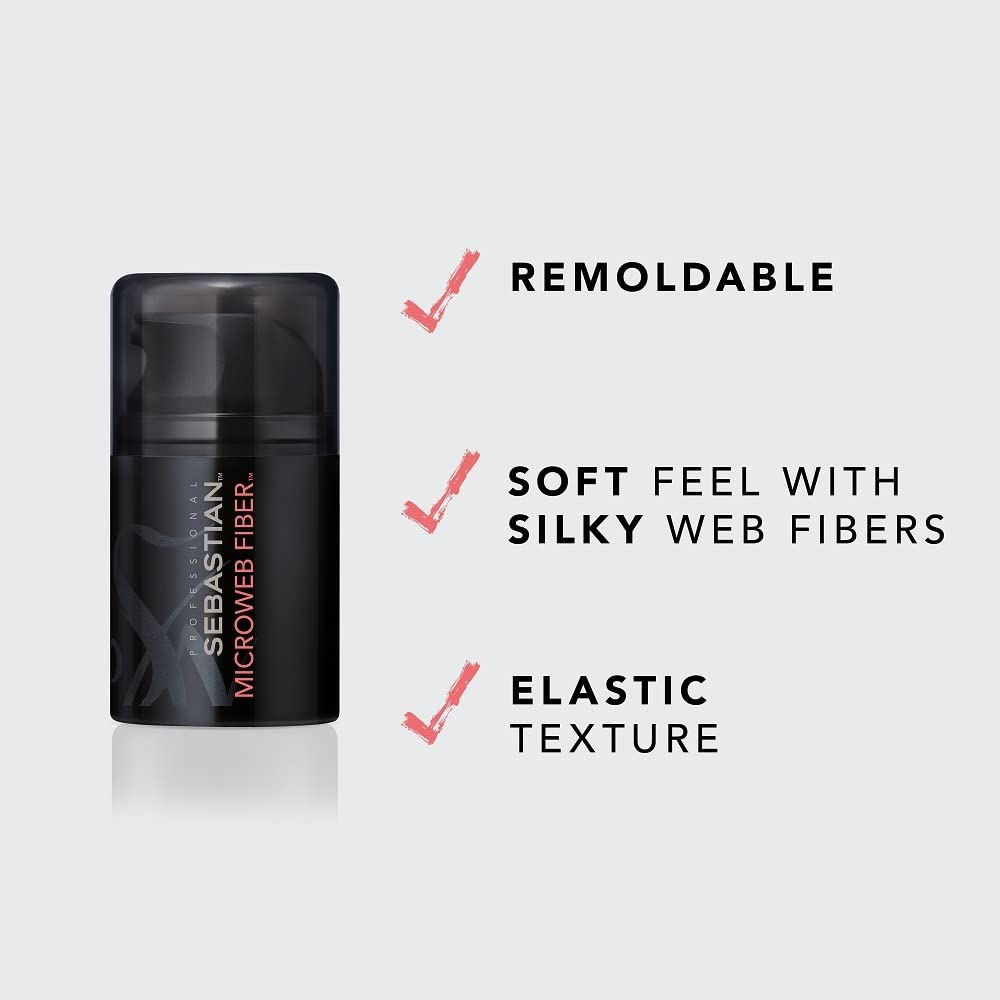 Sebastian Professional Hair Styling Set - Lightweight Dark Oil & Flexible Texturizer | 3.2 oz + 1.5 oz