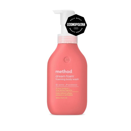 Method Dream Foam - Foaming Body Wash with Jasmine & Sandalwood | 13.5 oz Hydrating Cleanser