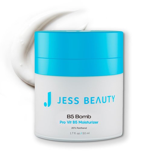 JESS BEAUTY B5 Bomb Pro Vitamin B5 Face Moisturizer - Hydrating Vegan Cream | 50 ml