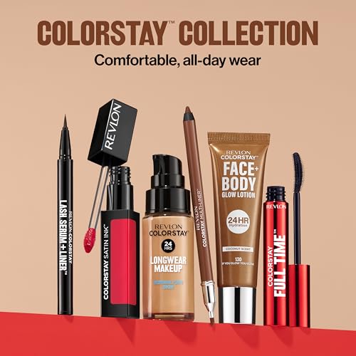 Revlon ColorStay Face & Body Glow Lotion, Hydrating Moisturizer, 24HR Hydration, Illuminating Luminizing Shimmer, 110 Glow Through It