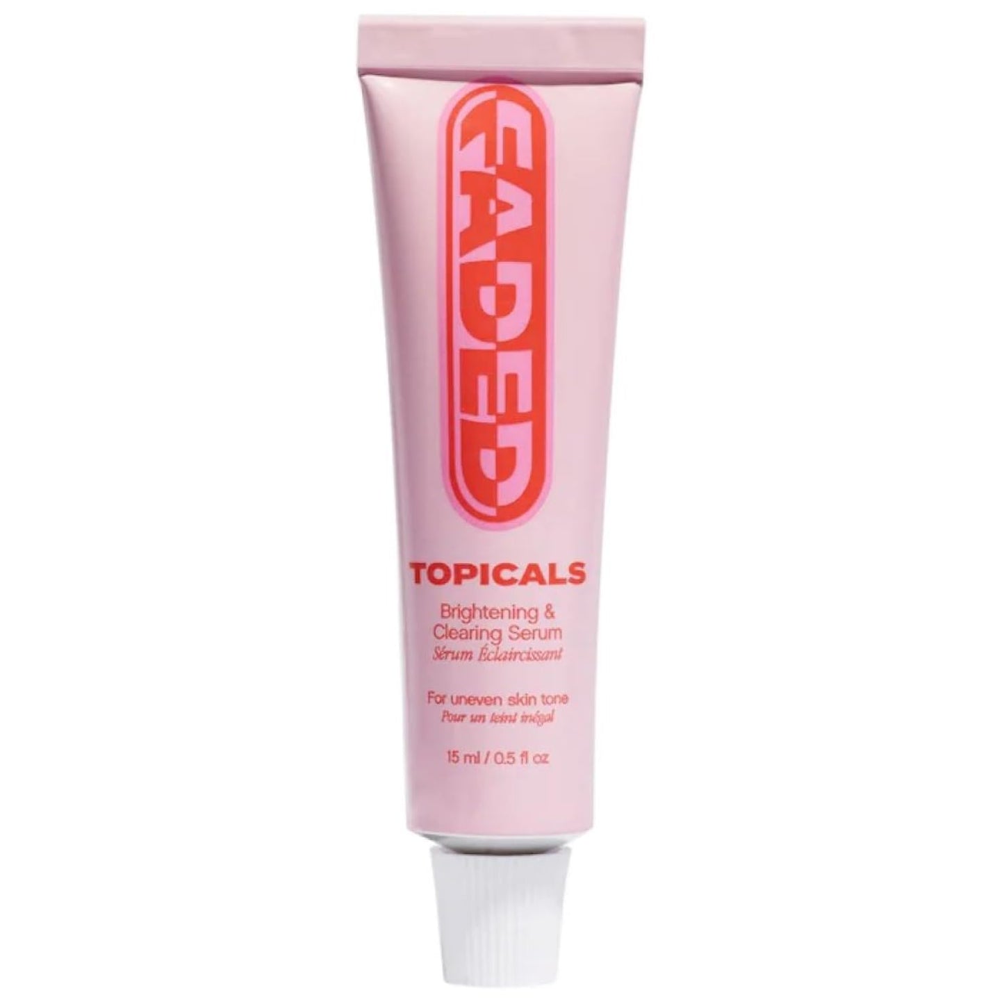 Topicals Faded Brightening Serum - Reduces Discoloration & Scars | Kojic Acid & Niacinamide | 0.5 Fl Oz