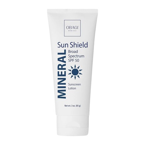 Obagi Sun Shield Mineral Sunscreen - Hypoallergenic Broad Spectrum SPF 50 - Sheer Quick-Absorbing Formula - 3 oz