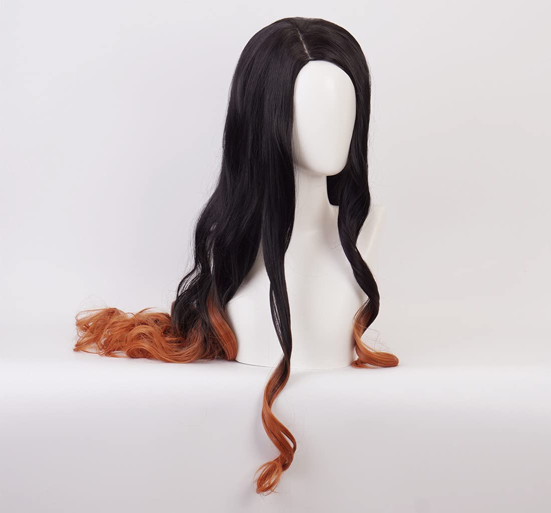 Aadesso Anime Demon鬼滅 Kimetsu No Kamado Ne.zu.ko Cosplay Heat Resistant Synthetic Hair Halloween