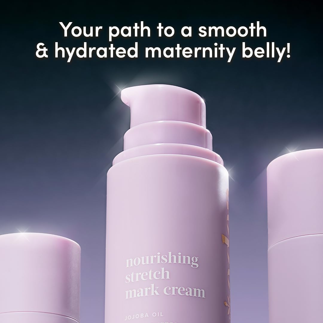 Evereden Nourishing Stretch Mark Cream - Clean Vegan Formula for Pregnancy & Postpartum | 4 fl. oz | Rich in Vitamins & Minerals
