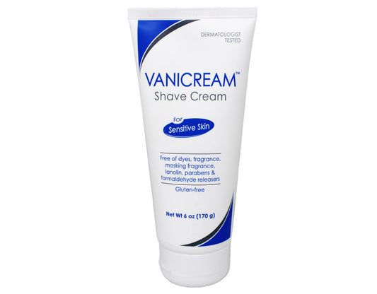 Vanicream Shave Cream | Fragrance, and Gluten Free | For Sensitive Skin | 6 Ounce