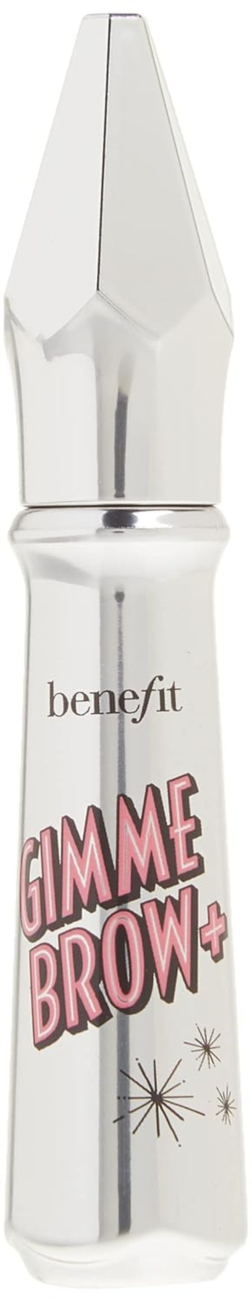 Benefit Gimme Brow Volumizing Fiber Gel - Medium Dark Warm #4, 0.1 Oz for Fuller Brows
