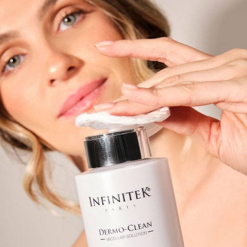 Infinitek Paris | Micellar Water Solution with Hyaluronic Acid | Gentle Makeup Remover | 8.45 fl oz / 250 ml
