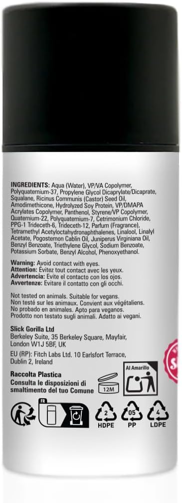Slick Gorilla Hair Styling Cream - Lightweight Flexible Hold | Smooth Frizz Control | 3.38 fl oz