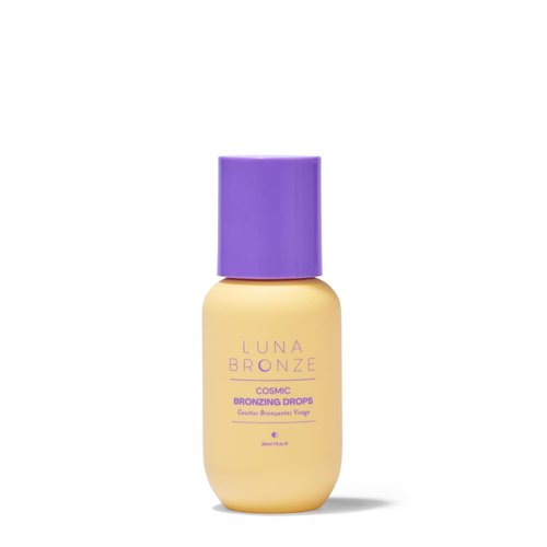 Luna Bronze Cosmic Bronzing Drops - Lightweight Hydrating Liquid Bronze | Non-Greasy Formula with Sodium Hyaluronate & Shea Butter | 30ml/1.01 fl. oz