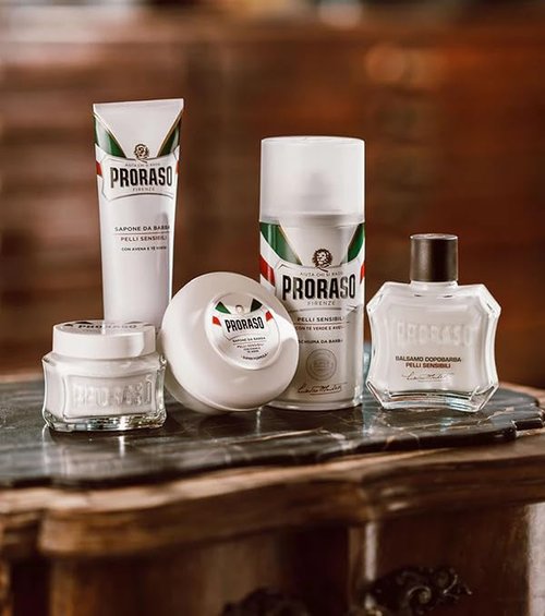Proraso After Shave Balm - Nourishing Oatmeal & Green Tea Formula for Sensitive Skin - 3.4oz