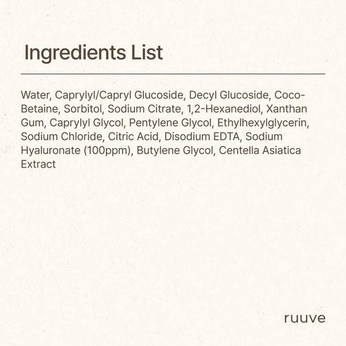 ruuve Baby Body Wash & Shampoo - Tear-Free,Hypoallergenic for Sensitive skin - Head-to-Toe Cleanser for Newborns and kids, 13.5 Fl oz