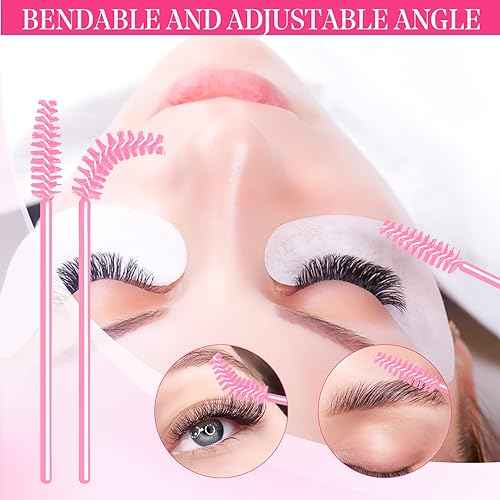 Lash Shampoo for Lash Extensions 60ml Eyelash Extension Cleanser Lash Shampoo Cleaning Kit with Shampoo Brush & Mascara Brush-No Irritating Foaming Eyelash Makeup Remover for Home Salon Use